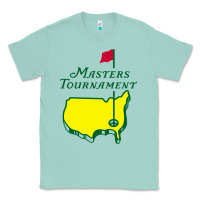 Seafoam MASTERS TOURNAMENT GOLF Classic Tee - linhVisuals
