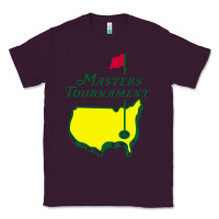 Plum MASTERS TOURNAMENT GOLF Classic Tee - linhVisuals