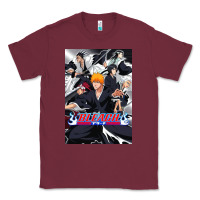 Burgundy Bleachs Anime Classic Tee - linhVisuals