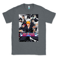 Charcoal Heather Bleachs Anime Classic Tee - linhVisuals