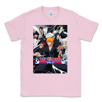Bubblegum Pink Bleachs Anime Classic Tee - linhVisuals
