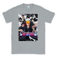 Heather Grey Bleachs Anime Classic Tee - linhVisuals