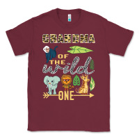 Burgundy grandma of the wild one zoo mother birthday safari jungle long sleeve Classic Tee - linhVisuals