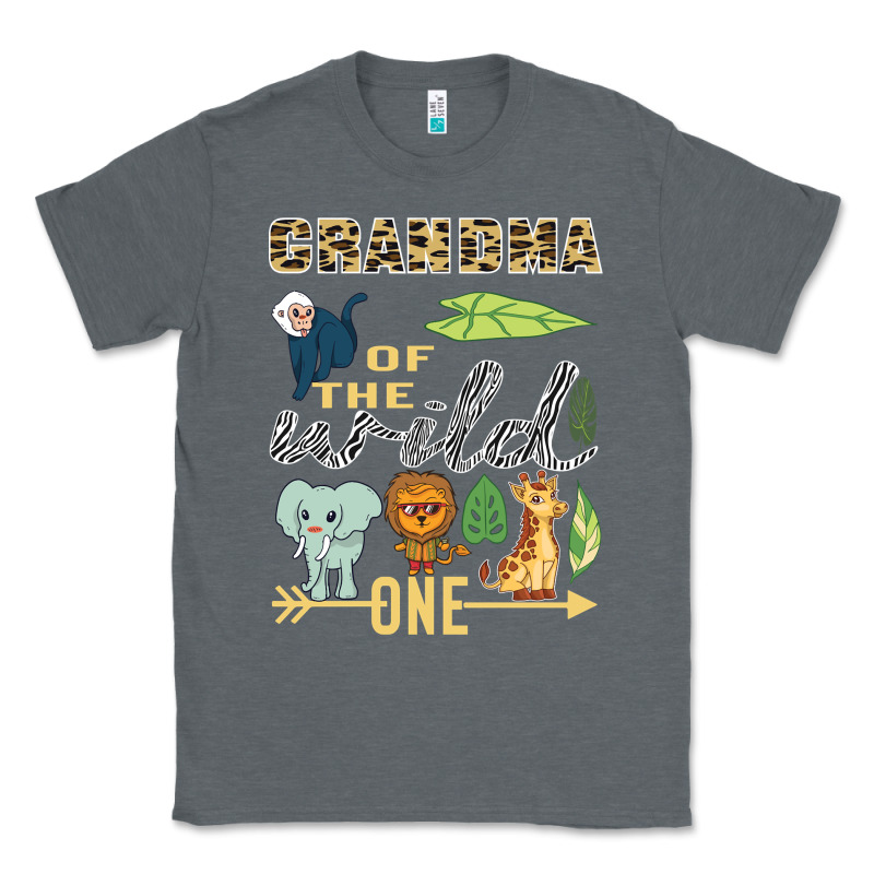 Grandma Of The Wild One Zoo Mother Birthday Safari Jungle Long Sleeve Classic Tee by linhVisuals | Teevron