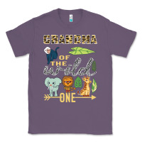Lavender grandma of the wild one zoo mother birthday safari jungle long sleeve Classic Tee - linhVisuals