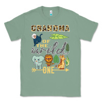 Sage grandma of the wild one zoo mother birthday safari jungle long sleeve Classic Tee - linhVisuals