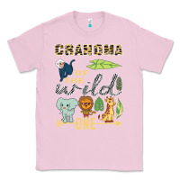 Bubblegum Pink grandma of the wild one zoo mother birthday safari jungle long sleeve Classic Tee - linhVisuals