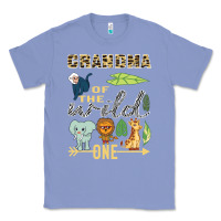 Colony Blue grandma of the wild one zoo mother birthday safari jungle long sleeve Classic Tee - linhVisuals