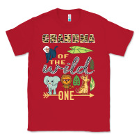 Red grandma of the wild one zoo mother birthday safari jungle long sleeve Classic Tee - linhVisuals