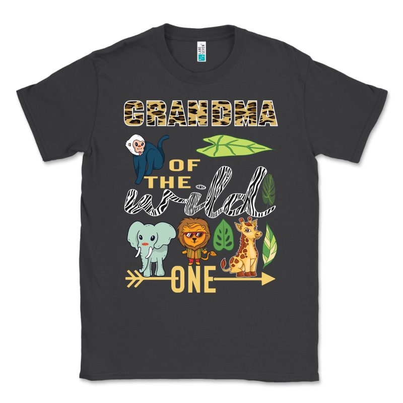 Grandma Of The Wild One Zoo Mother Birthday Safari Jungle Long Sleeve Classic Tee by linhVisuals | Teevron
