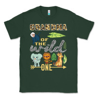 Sports Green grandma of the wild one zoo mother birthday safari jungle long sleeve Classic Tee - linhVisuals