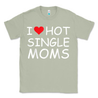 Matcha i love hot single moms tee red heart hot mother milf mommy t shirt Classic Tee - linhVisuals