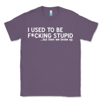 Lavender i used to be f cking stupid Classic Tee - linhVisuals