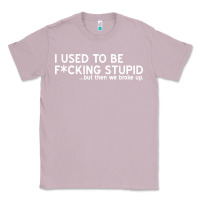Lilac i used to be f cking stupid Classic Tee - linhVisuals