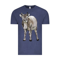 Vintage Denim reindeer fawn deer Vintage Tee - LillyAllenDesigns