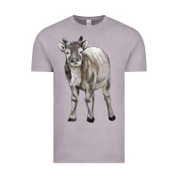 Vintage Zinc reindeer fawn deer Vintage Tee - LillyAllenDesigns