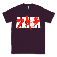Plum black akira Classic Tee - linhVisuals