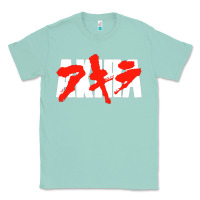 Seafoam black akira Classic Tee - linhVisuals