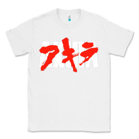 White black akira Classic Tee - linhVisuals