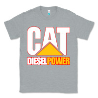 Heather Grey cat diesel power Classic Tee - linhVisuals