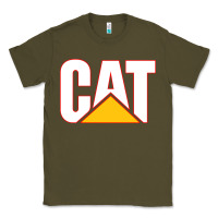 Army Green cat Classic Tee - linhVisuals