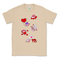 Mushroom valentines day turtles Classic Tee - linhVisuals