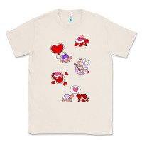 Natural valentines day turtles Classic Tee - linhVisuals
