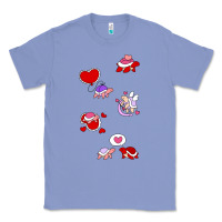 Colony Blue valentines day turtles Classic Tee - linhVisuals