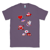Lavender valentines day turtles Classic Tee - linhVisuals