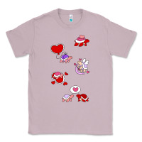 Lilac valentines day turtles Classic Tee - linhVisuals