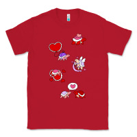 Red valentines day turtles Classic Tee - linhVisuals