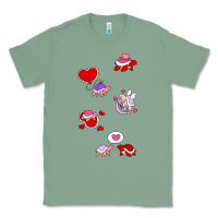 Sage valentines day turtles Classic Tee - linhVisuals