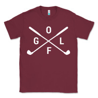 Burgundy Golf Club 001 Classic Tee - linhVisuals