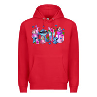 Red stitch coffee cups Premium Hoodie - AdoDesignShop