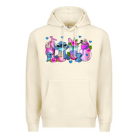 Sandshell stitch coffee cups Premium Hoodie - AdoDesignShop
