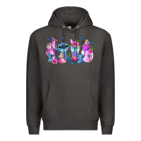 Smoke stitch coffee cups Premium Hoodie - AdoDesignShop