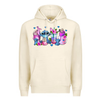 Tofu stitch coffee cups Premium Hoodie - AdoDesignShop