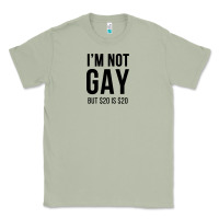 Matcha i'm not gay but $20 is $20 (white) Classic Tee - linhVisuals