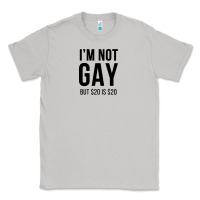 Moon Dust i'm not gay but $20 is $20 (white) Classic Tee - linhVisuals
