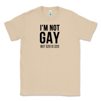 Mushroom i'm not gay but $20 is $20 (white) Classic Tee - linhVisuals