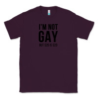 Plum i'm not gay but $20 is $20 (white) Classic Tee - linhVisuals