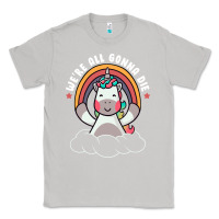 Moon Dust we're all gonna die funny cute unicorn Classic Tee - linhVisuals