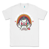 White we're all gonna die funny cute unicorn Classic Tee - linhVisuals