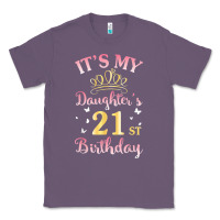 Lavender it's my daughter's 21st birthday happy to her mommy daddy t shirt Classic Tee - linhVisuals