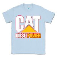 Dusty Blue cat diesel power Classic Tee - linhVisuals