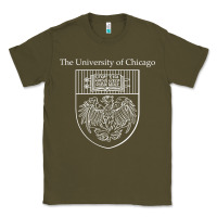 Army Green chicago Classic Tee - linhVisuals