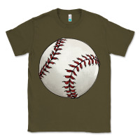 Army Green baseball ball Classic Tee - FaDigitalArtStudio