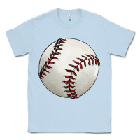 Dusty Blue baseball ball Classic Tee - FaDigitalArtStudio