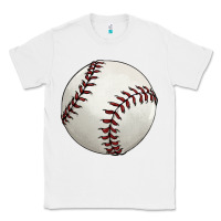 White baseball ball Classic Tee - FaDigitalArtStudio