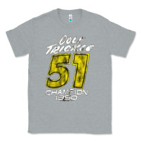 Heather Grey cole trickle Classic Tee - linhVisuals